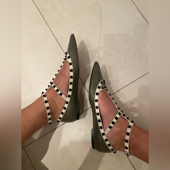 Valentino rockstud Flat Shoes size 39 - Picture 12 of 15